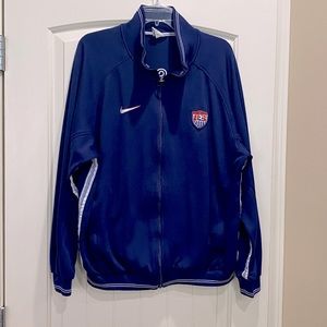 US Mens Soccer Nike warm up jacket used